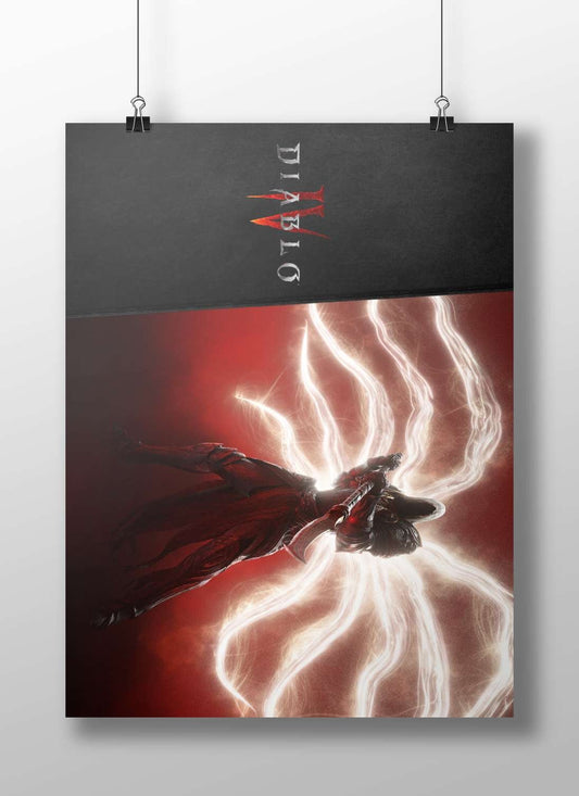 Warrior character from the Diablo IV video game franchise Main Subject: Warrior character from the Diablo IV video game