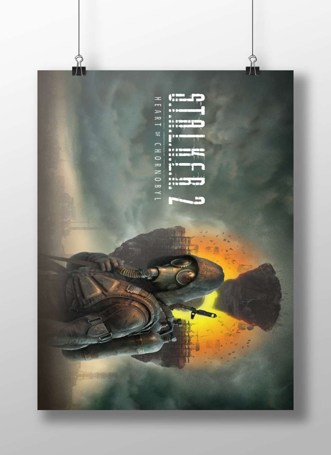 S.T.A.L.K.E.R. 2 Main Subject: S.T.A.L.K.E.R. 2 Matte BoizzBoard rigid print — Gaming wall art India | PosterBoizz