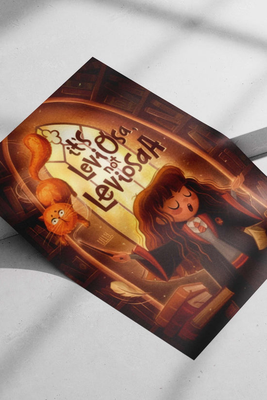 Hermione Granger from the Harry Potter franchise Hermione Granger - Wise Wizard Poster