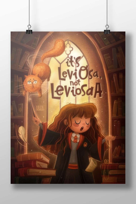 Hermione Granger from the Harry Potter franchise Hermione Granger - Wise Wizard Poster