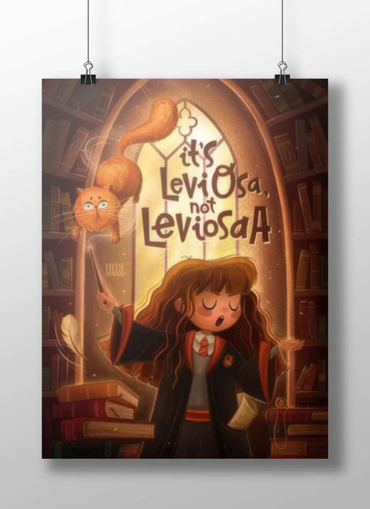 Hermione Granger from the Harry Potter franchise Hermione Granger - Wise Wizard Poster