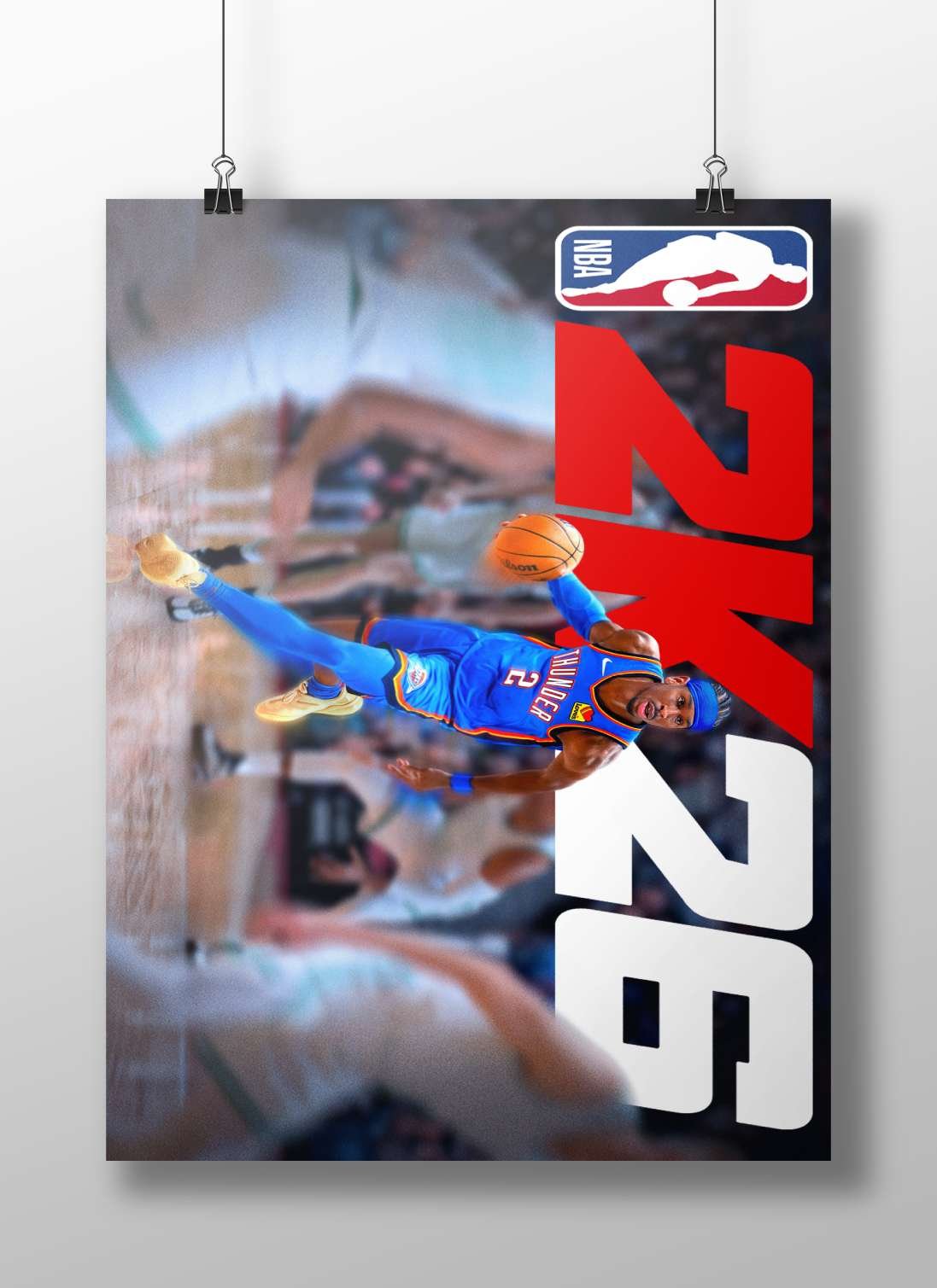 Shai Gilgeous-Alexander (Oklahoma City Thunder) Main Subject: Shai Gilgeous-Alexander (Oklahoma City Thunder) Matte