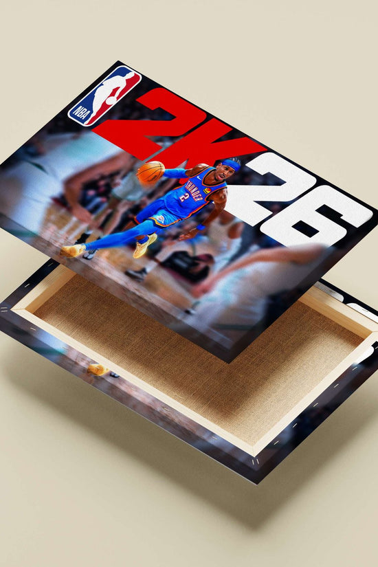 Shai Gilgeous-Alexander (Oklahoma City Thunder) Main Subject: Shai Gilgeous-Alexander (Oklahoma City Thunder) Canvas wall