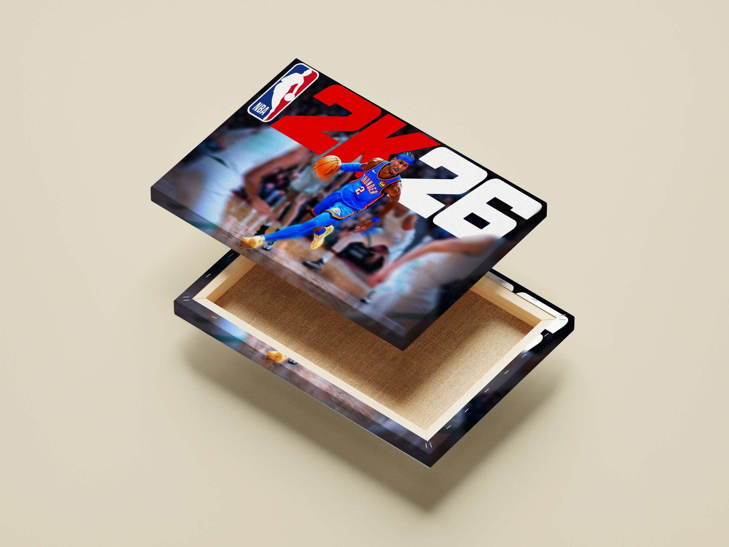 Shai Gilgeous-Alexander (Oklahoma City Thunder) Main Subject: Shai Gilgeous-Alexander (Oklahoma City Thunder) Canvas wall