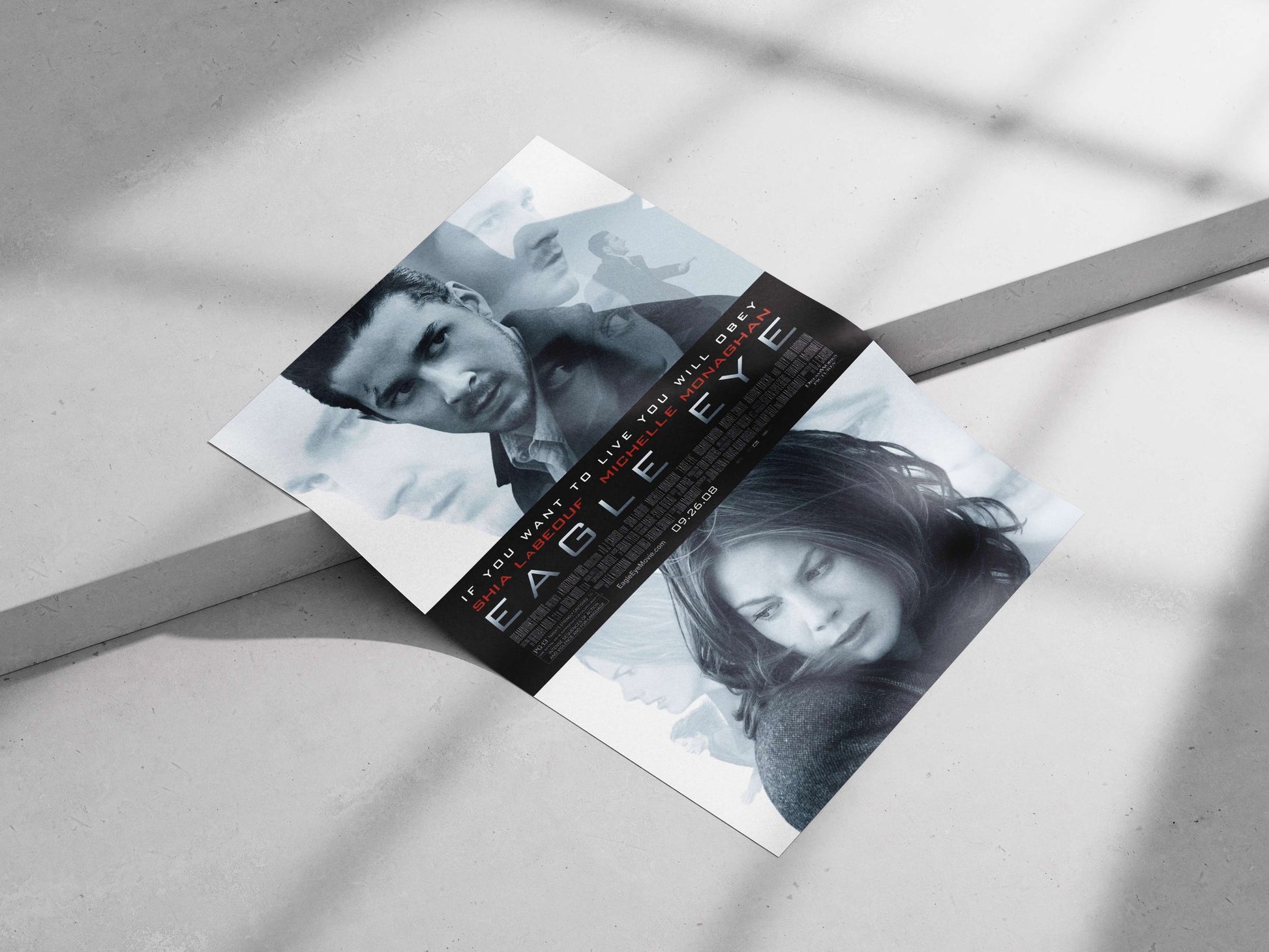 Eagle Eye (2008) film starring Shia LaBeouf and Michelle Monaghan Eagle Eye - Suspenseful Noir