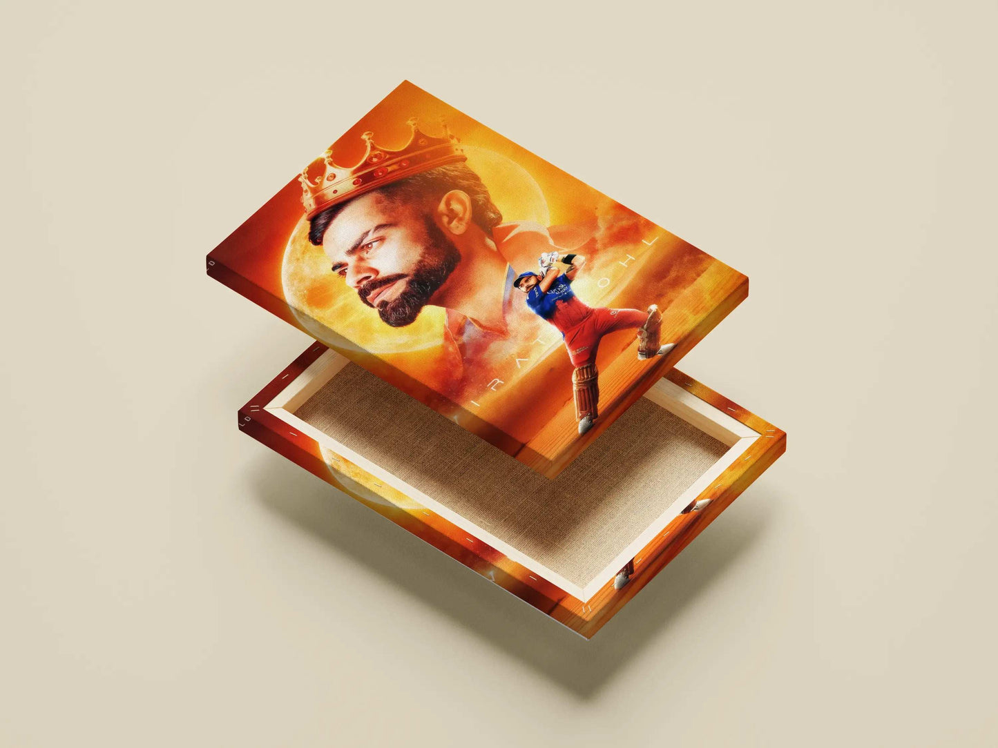 King Virat Kohli Poster – RCB Royal Look Wall Art for Cricket Fans