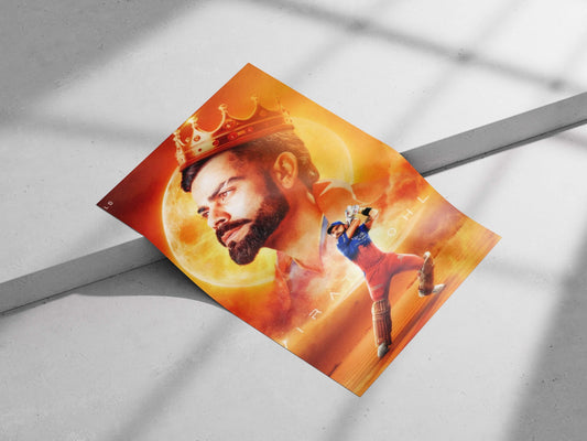 Virat Kohli (Indian cricketer) Virat Kohli - Cricket Legend Poster