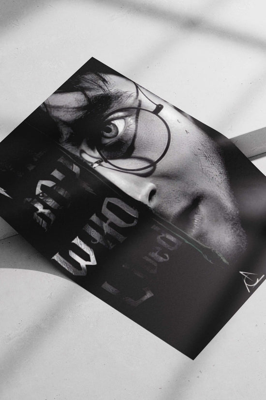 Harry Potter (from the Harry Potter franchise) Harry Potter - Enchanted Noir Poster