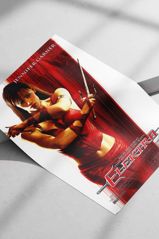 Elektra (Marvel film character, played by Jennifer Garner) Elektra - Warrior Pop Art Poster