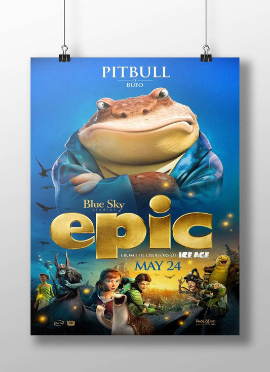 Bufo (the frog character from the animated film *Epic*) Bufo - Epic Adventure Poster
