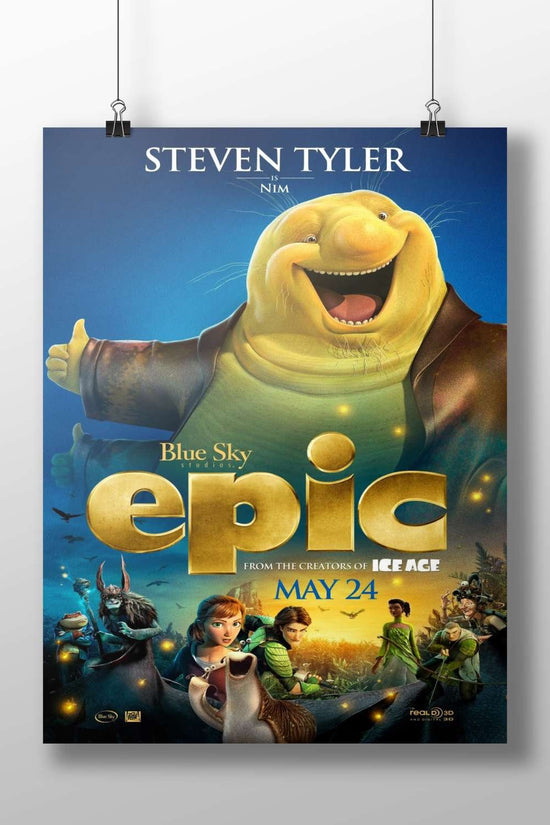 The animated film "Epic" (2013) by Blue Sky Studios. Eep - Forest Guardian Poster