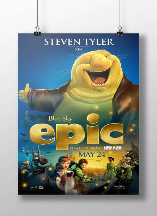 The animated film "Epic" (2013) by Blue Sky Studios. Eep - Forest Guardian Poster