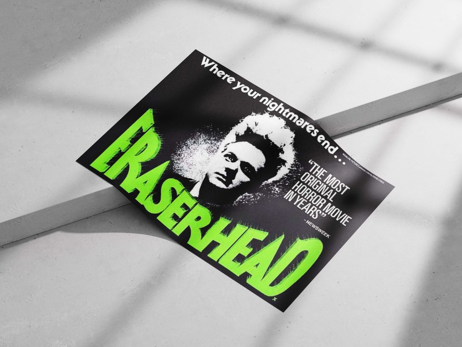 Baserhead (the horror film referenced in the OCR text as "THE MOST ORIGINAL HORROR MOVIE