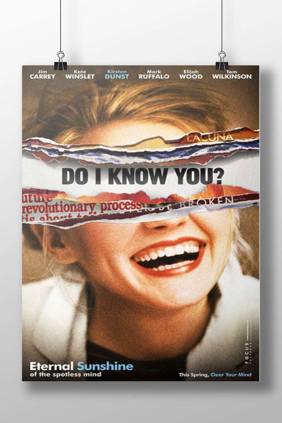 Eternal Sunshine of the Spotless Mind Joel Barish - Emotional Eraser Poster