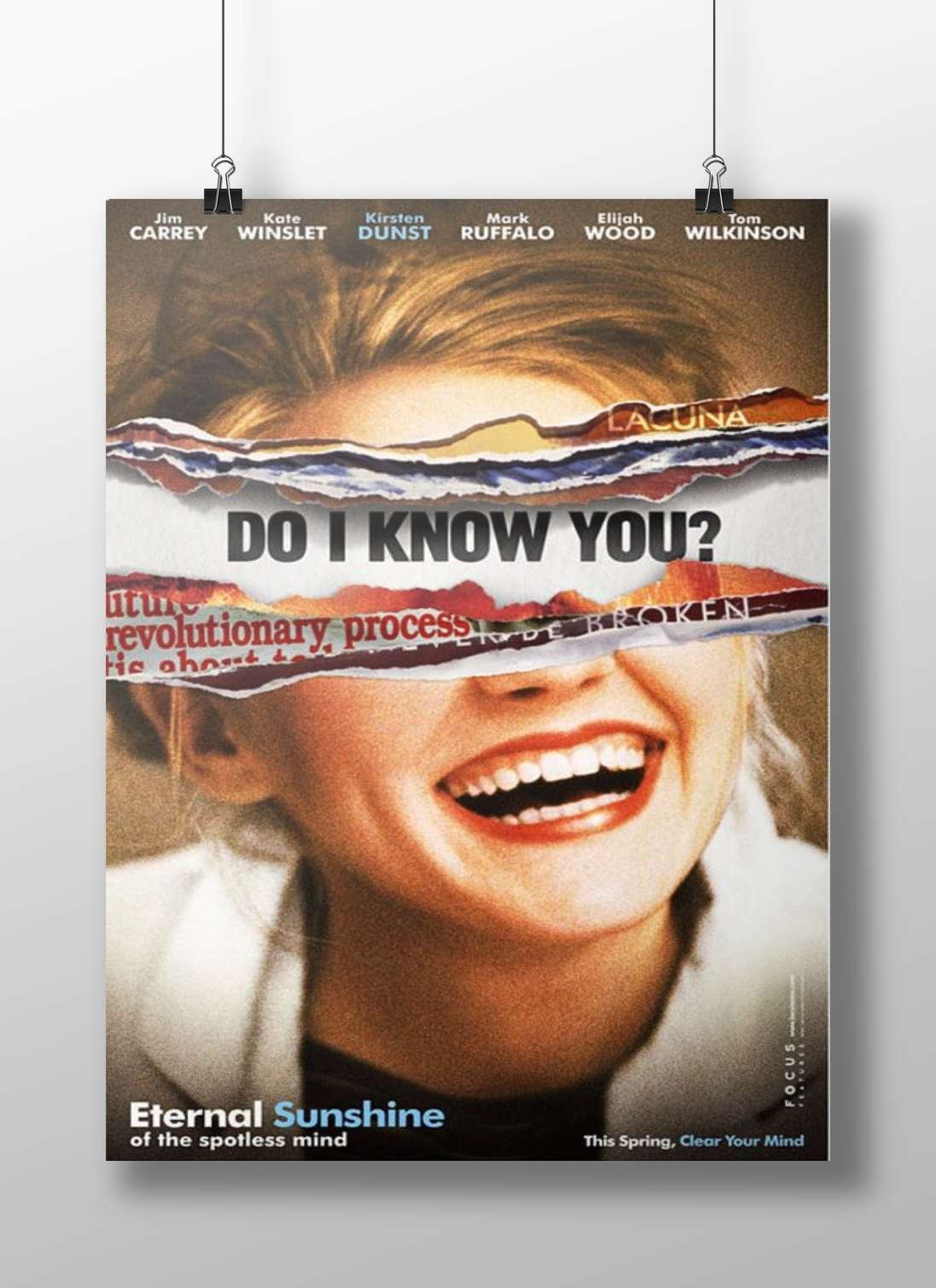 Eternal Sunshine of the Spotless Mind Joel Barish - Emotional Eraser Poster