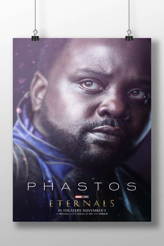 Phastos, a character from Marvel Studios' Eternals franchise. Phastos - Eternal Warrior Poster