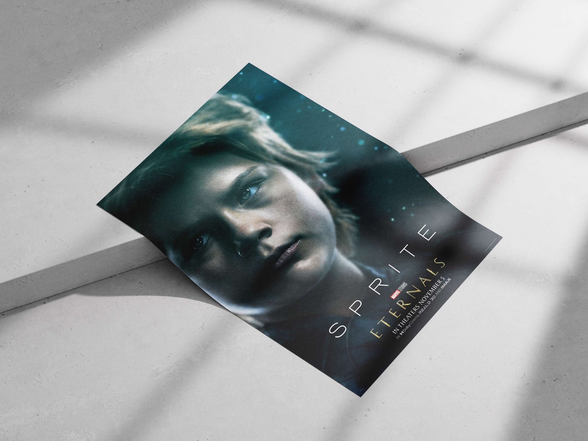 Sprite (character from Marvel Studios' Eternals franchise) Sprite - Noir Aesthetic Poster