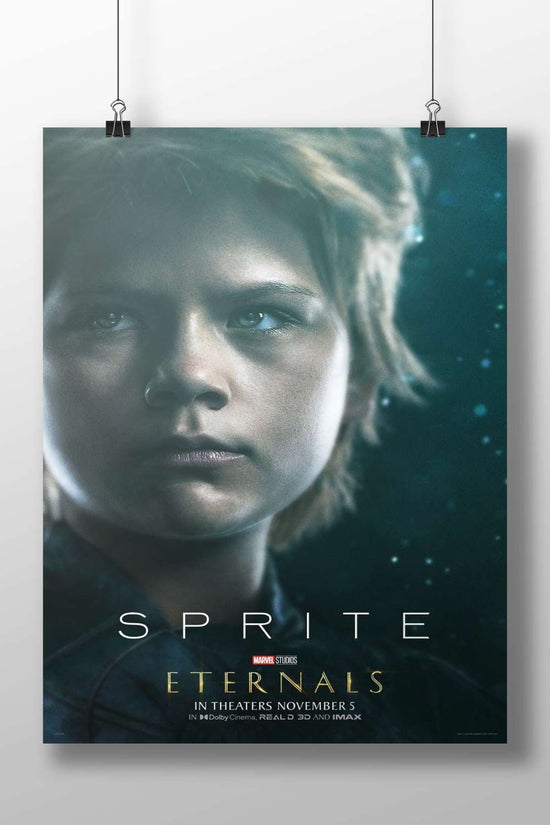 Sprite (character from Marvel Studios' Eternals franchise) Sprite - Noir Aesthetic Poster