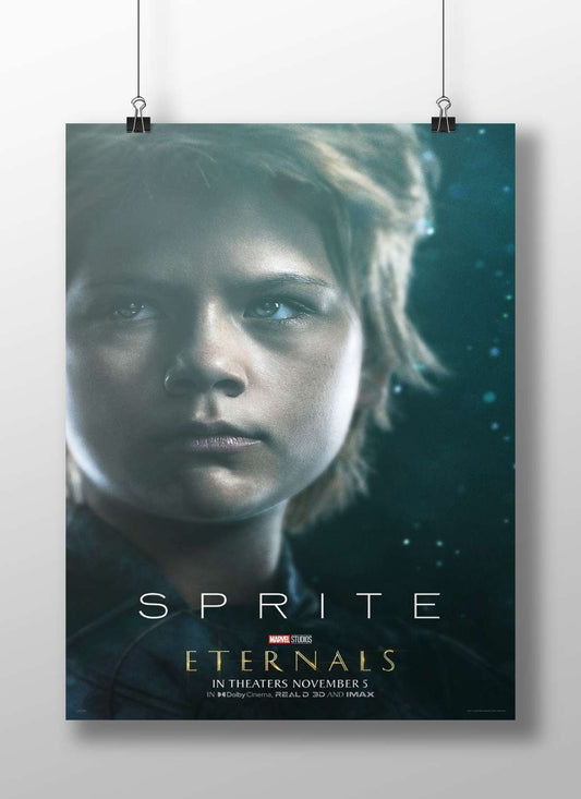 Sprite (character from Marvel Studios' Eternals franchise) Sprite - Noir Aesthetic Poster