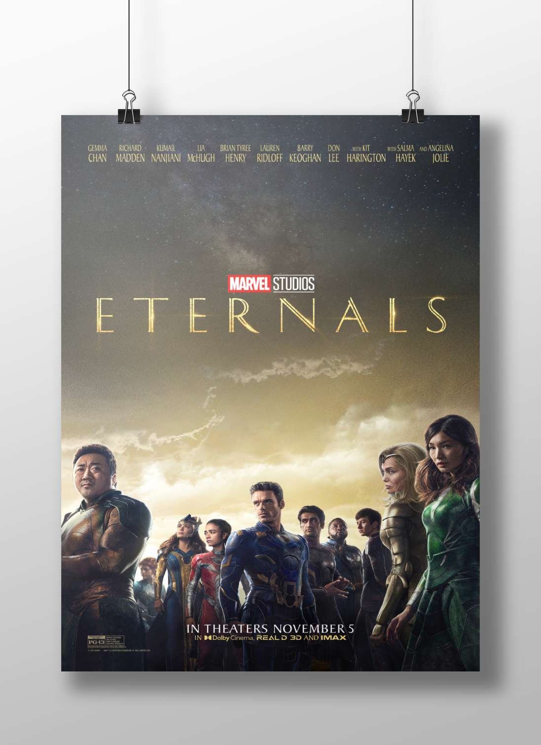 The Marvel Studios film *Eternals*. Teyo Kolade - Eternals Poster