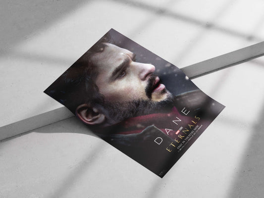 Dane, a character from Marvel's Eternals franchise Eternals - Dane Noir Poster