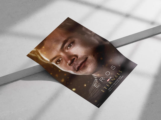 Eros (character) from Marvel Studios' Eternals franchise. Eros - Celestial Warrior Poster
