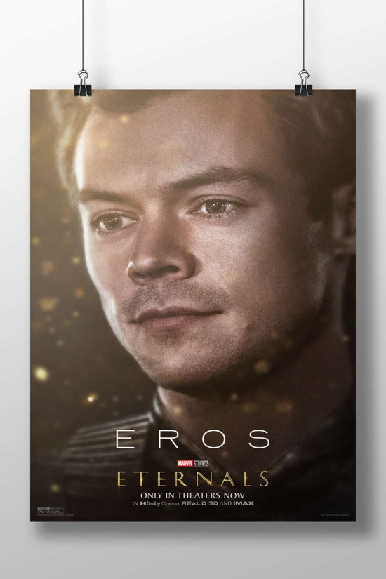 Eros (character) from Marvel Studios' Eternals franchise. Eros - Celestial Warrior Poster