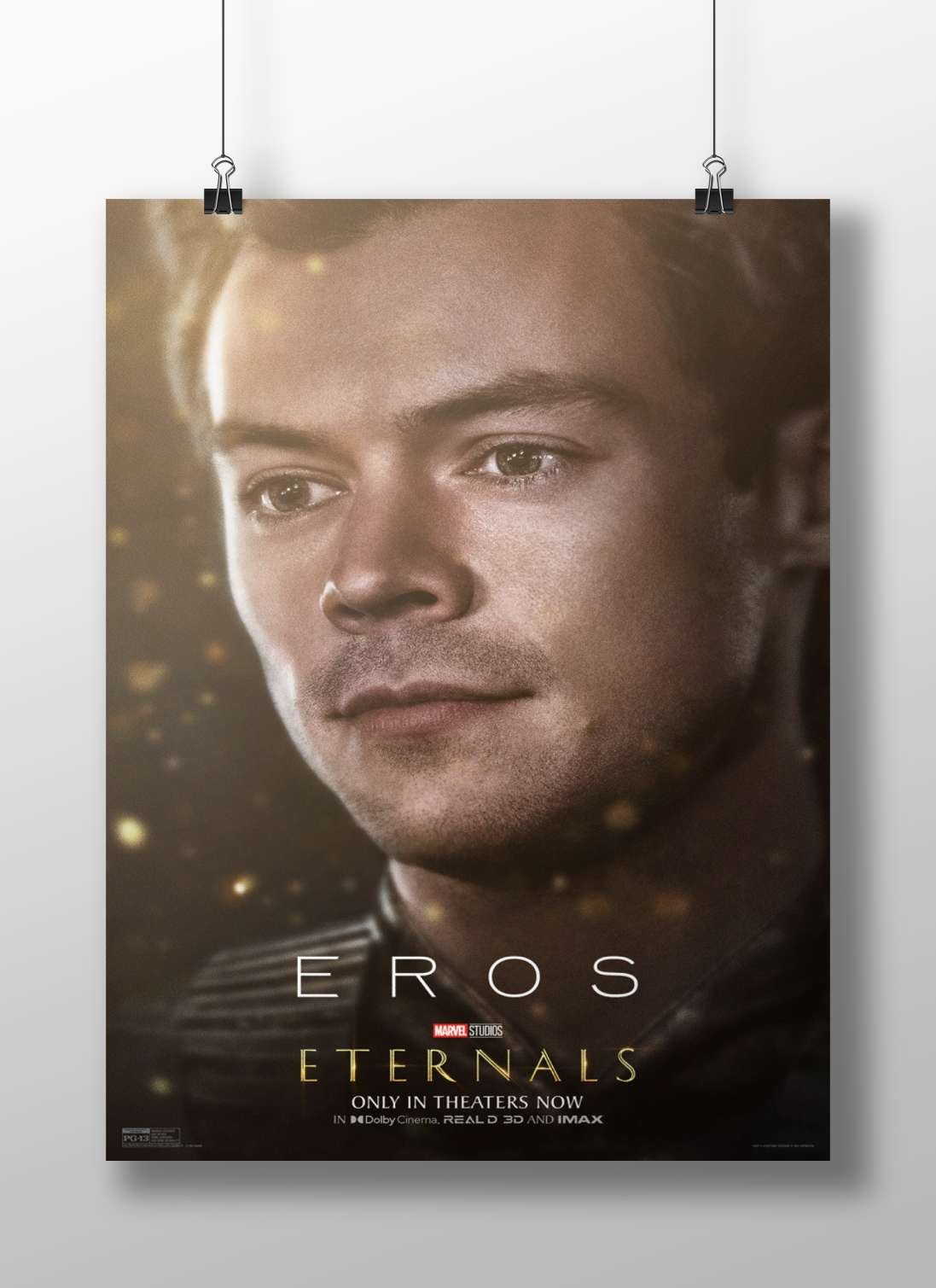 Eros (character) from Marvel Studios' Eternals franchise. Eros - Celestial Warrior Poster