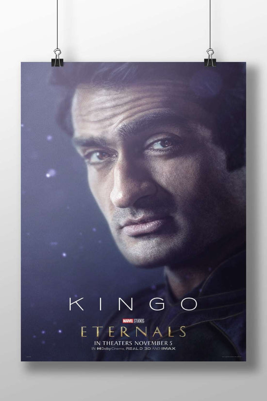 Kingo from Marvel Studios' Eternals Kingo From Eternals - Noir Poster