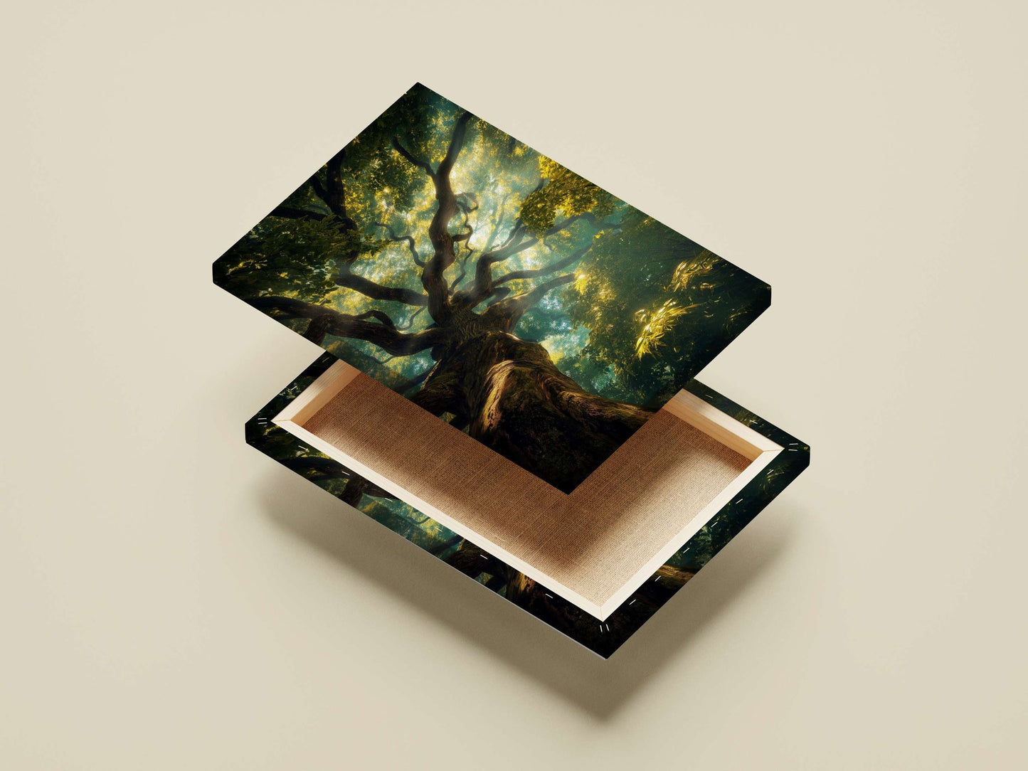Ancient Tree Main Subject: Ancient Tree Canvas wall art — Art wall art India | PosterBoizz
