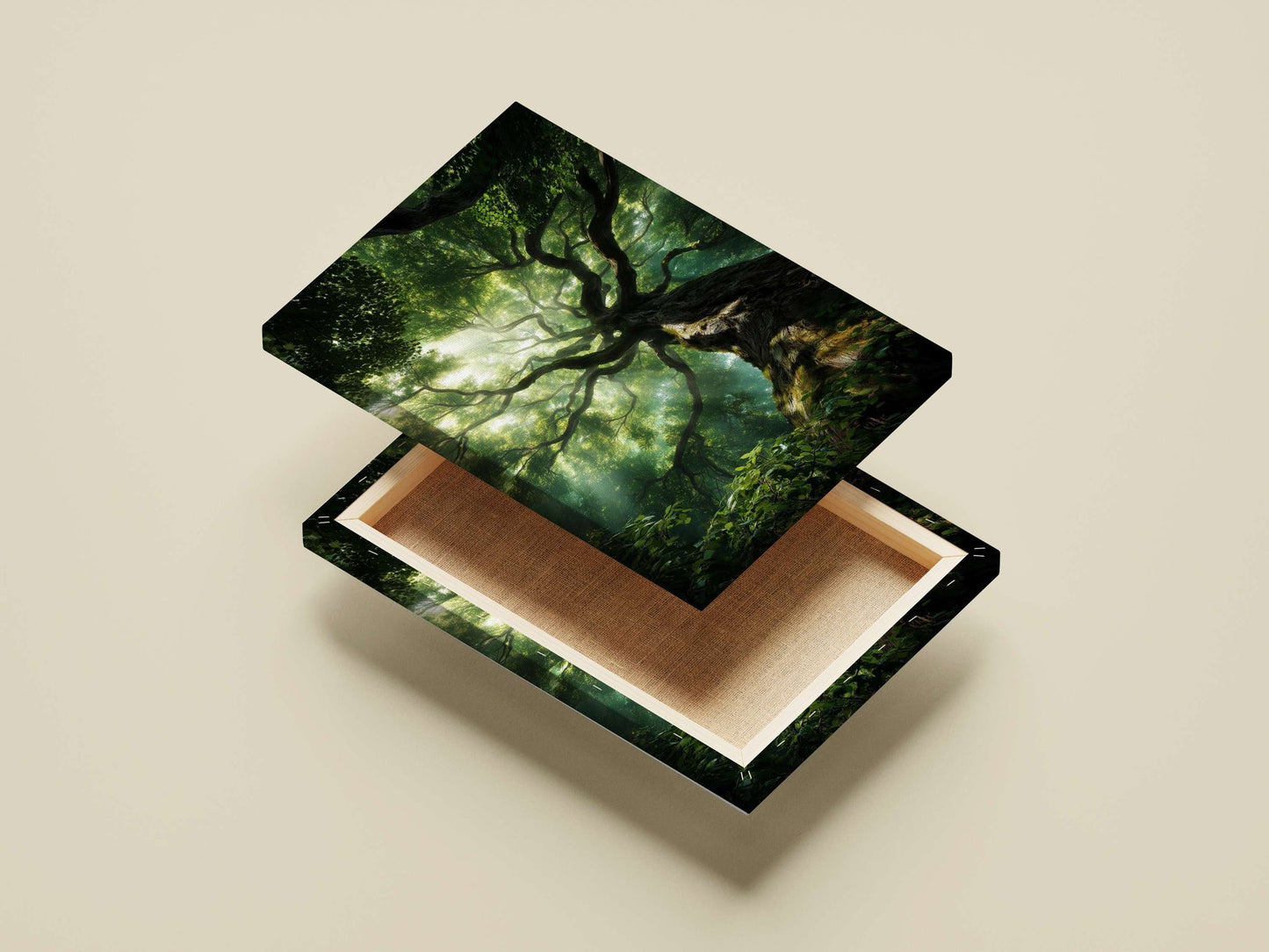 Ancient tree Main Subject: Ancient tree Canvas wall art — Art wall art India | PosterBoizz