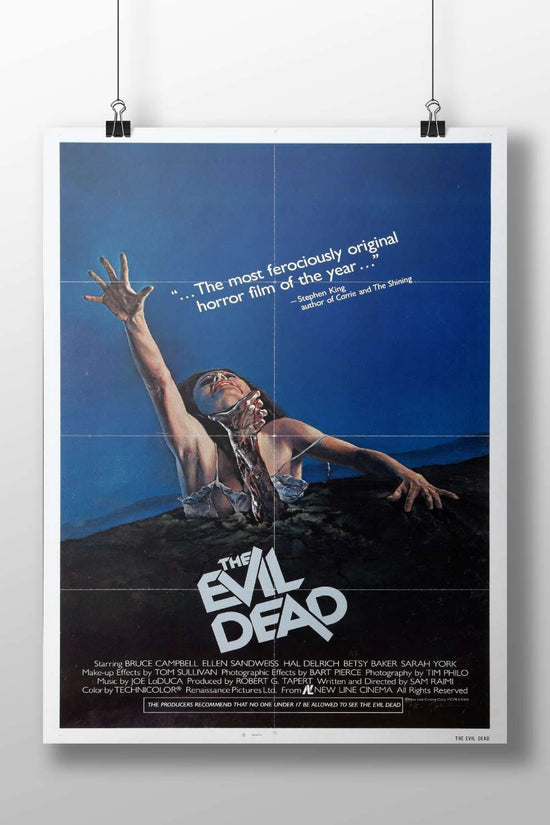 The movie "The Evil Dead" (1981) from the Evil Dead franchise. Ash Williams - The