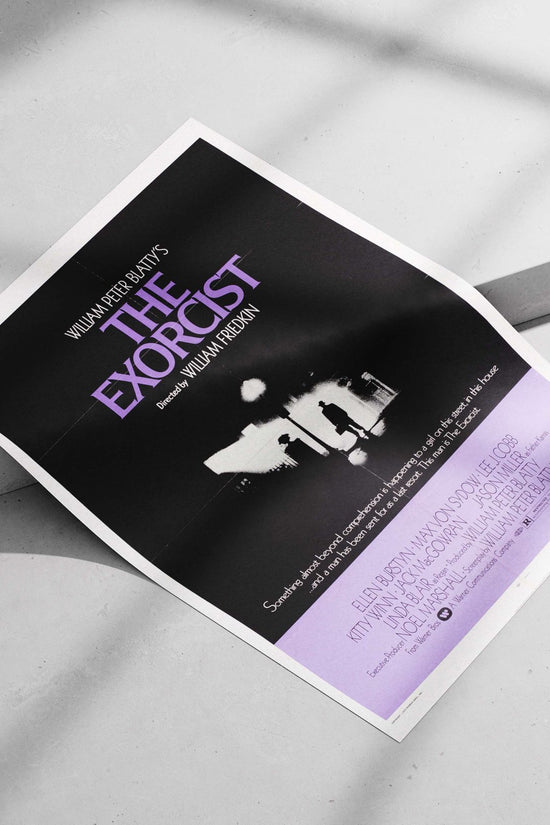 The Exorcist (film) based on William Peter Blatty's novel, directed by William Friedkin. The Exorcist
