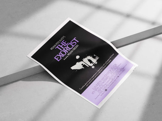 The Exorcist (film) based on William Peter Blatty's novel, directed by William Friedkin. The Exorcist