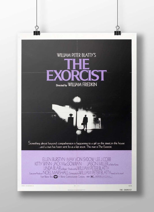 The Exorcist (film) based on William Peter Blatty's novel, directed by William Friedkin. The Exorcist