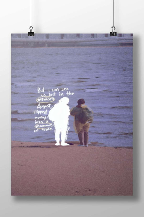 August - Classic Retro Poster