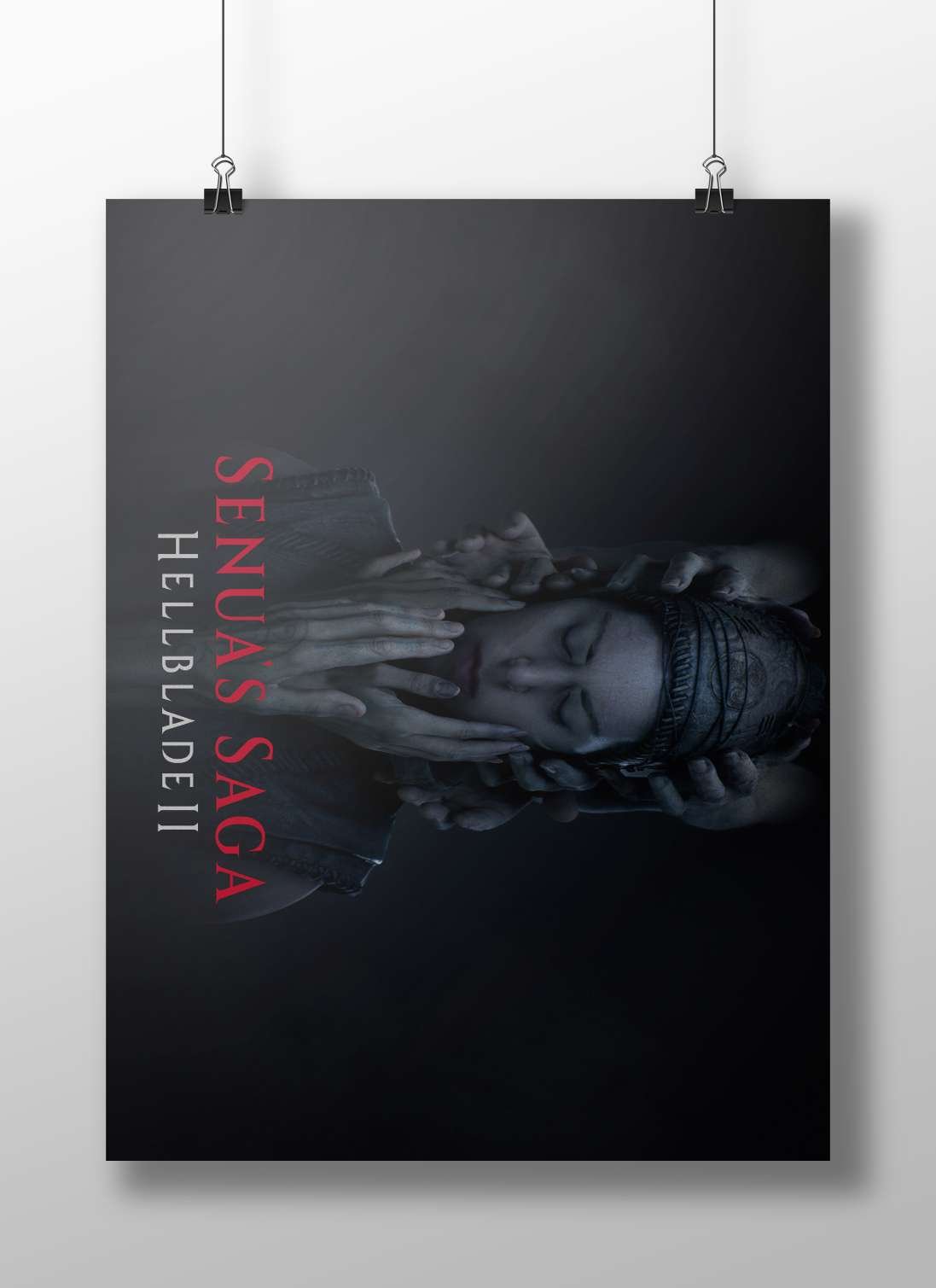Senua from Hellblade II Main Subject: Senua from Hellblade II Matte BoizzBoard rigid print — Gaming wall art India |