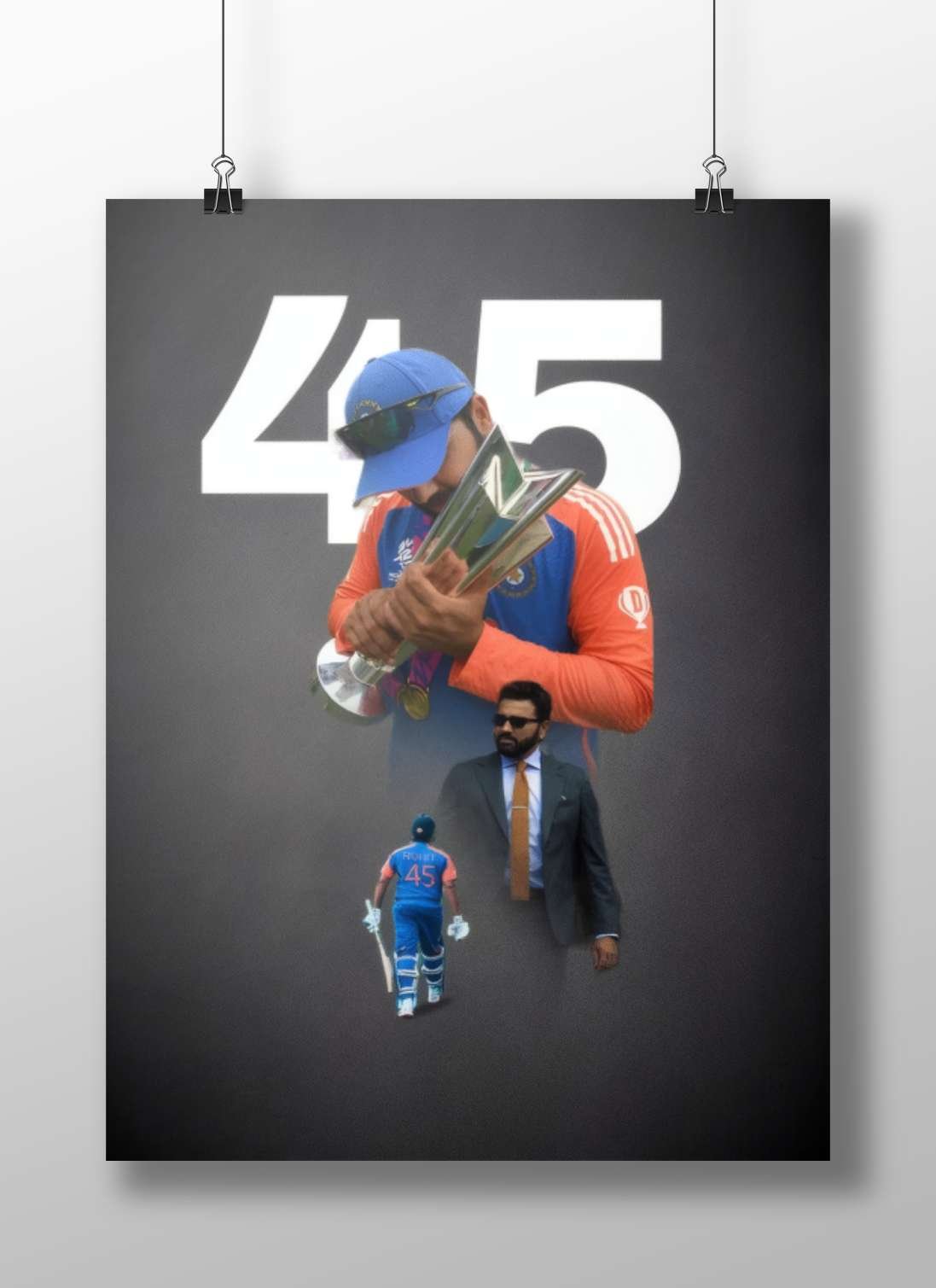 Virat Kohli of Royal Challengers Bangalore Virat Kohli - Cricket Legend Poster