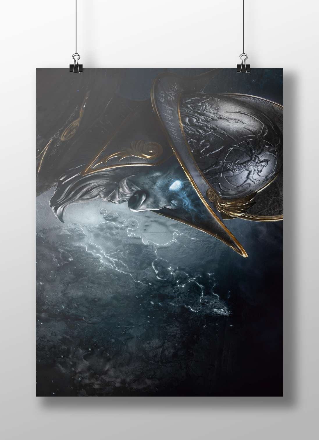 Attila from Total War: ATTILA Main Subject: Attila from Total War: ATTILA Matte BoizzBoard rigid print — Gaming wall art