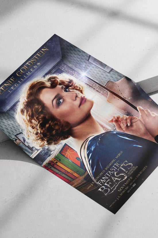 Queenie Goldstein from Fantastic Beasts franchise Queenie Goldstein - Mystique Vintage Poster