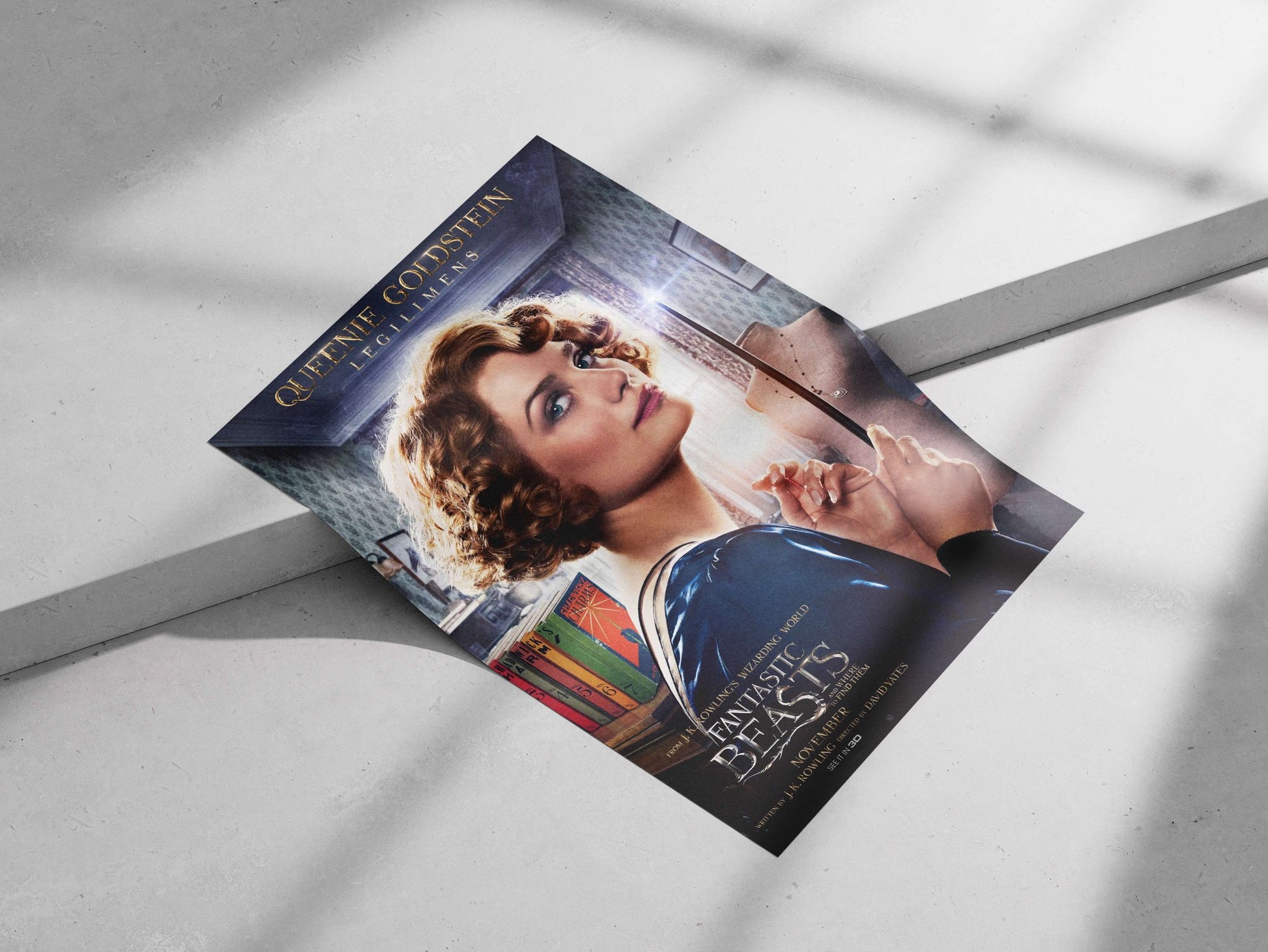 Queenie Goldstein from Fantastic Beasts franchise Queenie Goldstein - Mystique Vintage Poster