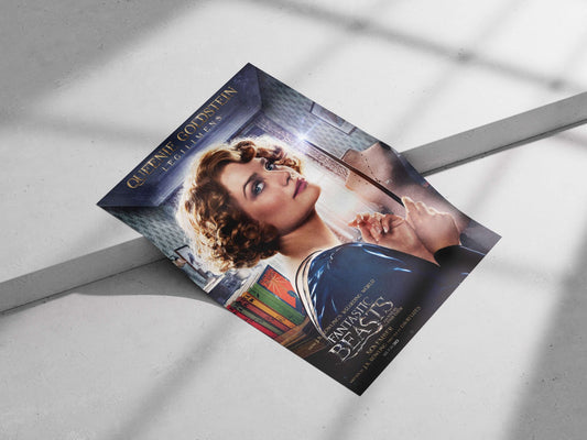 Queenie Goldstein from Fantastic Beasts franchise Queenie Goldstein - Mystique Vintage Poster