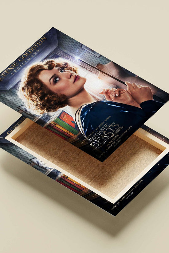 Queenie Goldstein from Fantastic Beasts franchise Queenie Goldstein - Mystique Vintage Poster