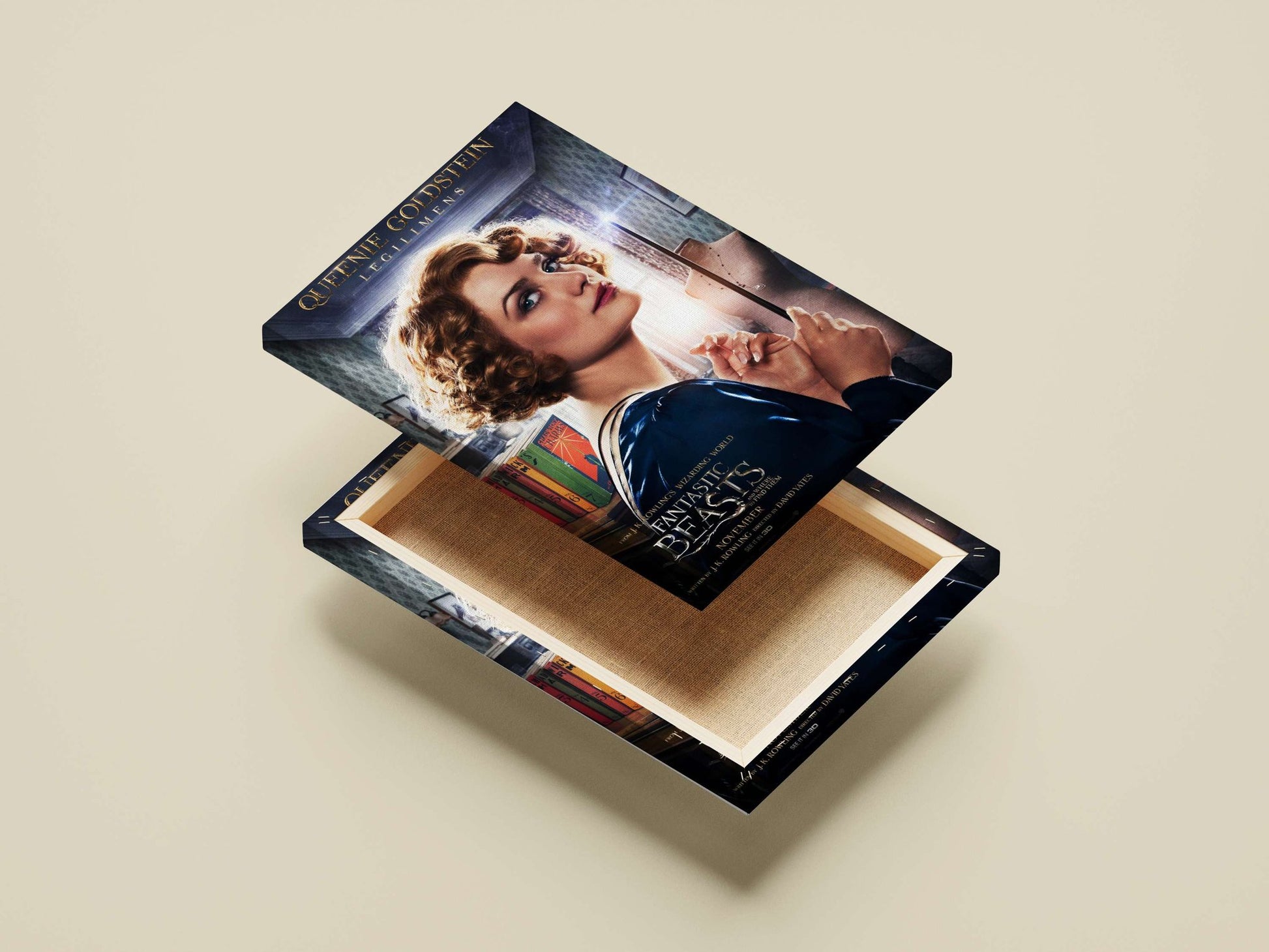 Queenie Goldstein from Fantastic Beasts franchise Queenie Goldstein - Mystique Vintage Poster