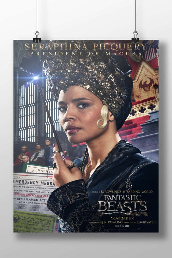 Seraphina Picquery, President of Macusa from the Fantastic Beasts franchise Seraphina Picquery - Macusa President