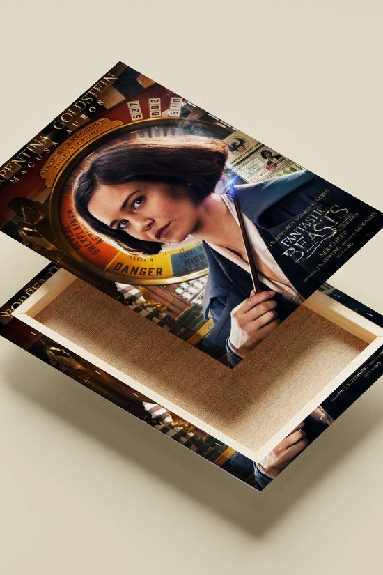Porpentina Goldstein (real name) from J.K. Rowling's "Fantastic Beasts and Where to Find Them" franchise.