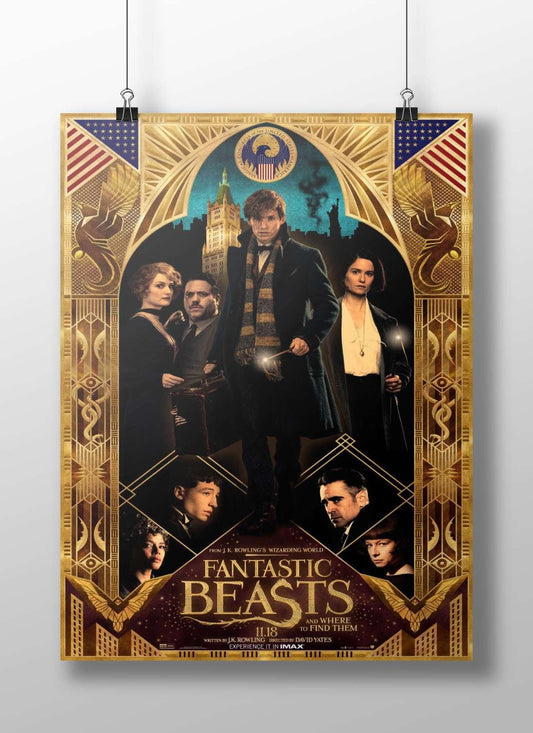 Fantastic Beasts: And Where to Find Them (film) Newt Scamander - Enchanted Creatures Poster