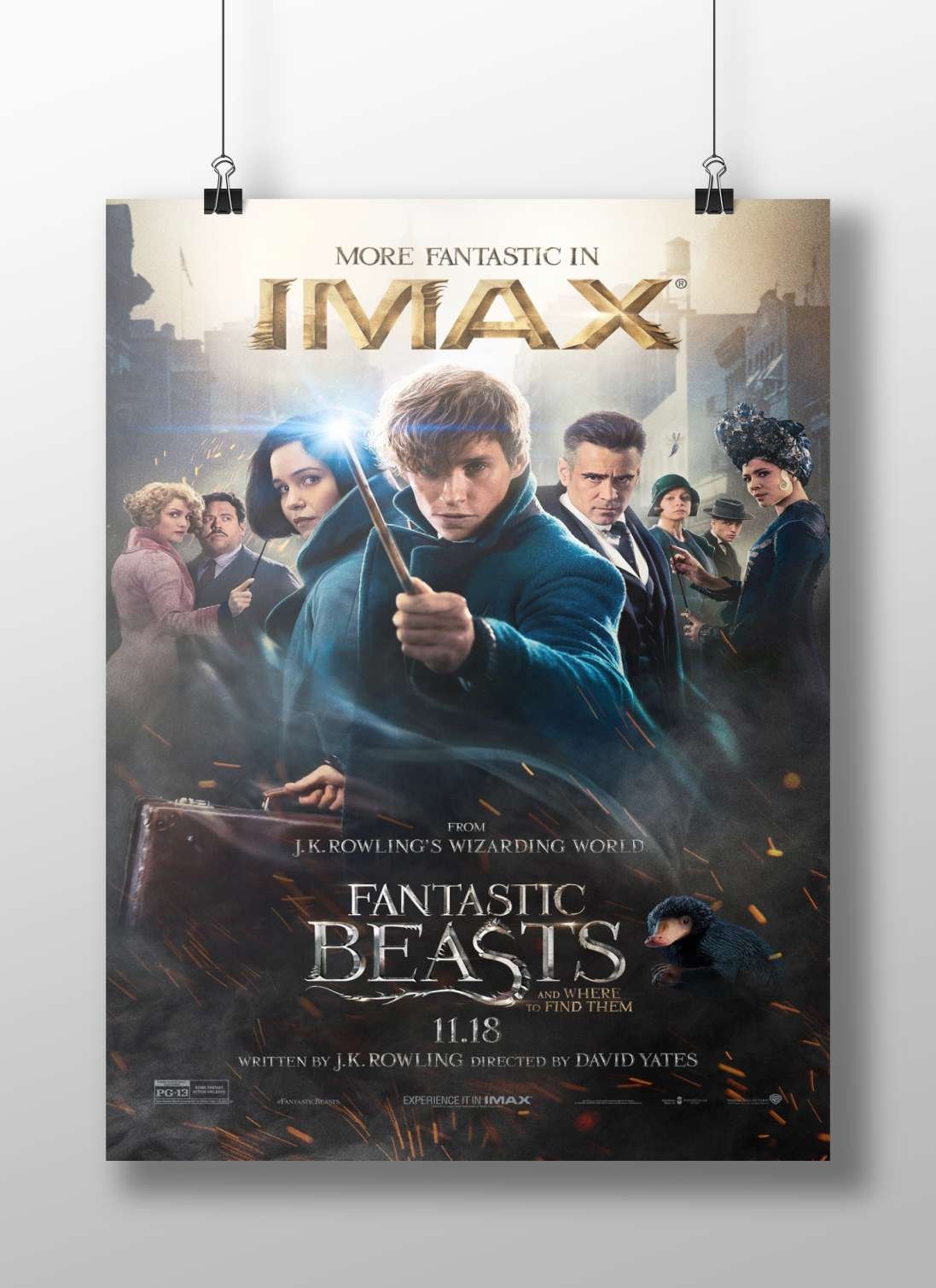 Fantastic Beasts and Where to Find Them Newt Scamander'S Magical Bestiary Poster