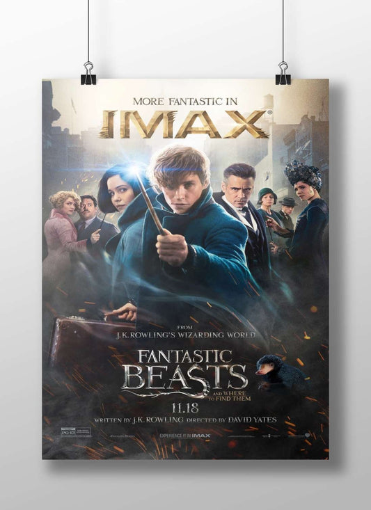 Fantastic Beasts and Where to Find Them Newt Scamander'S Magical Bestiary Poster