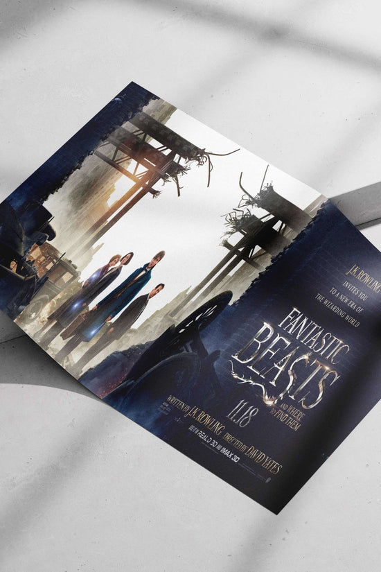 Fantastic Beasts franchise (specifically the Wizarding World film series) Newt Scamander - Enchanted Creatures Poster